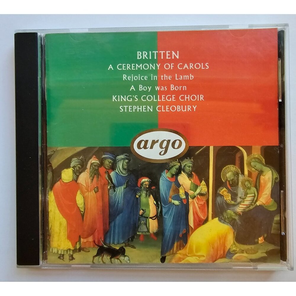 Britten: A Ceremony Of Carols Rejoice In The Lamb A Boy Was Born CD King's Colle